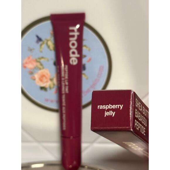 rhode Peptide Lip Tint - NEW in BOX - RASPBERRY JELLY 10mL - Picture 1 of 3